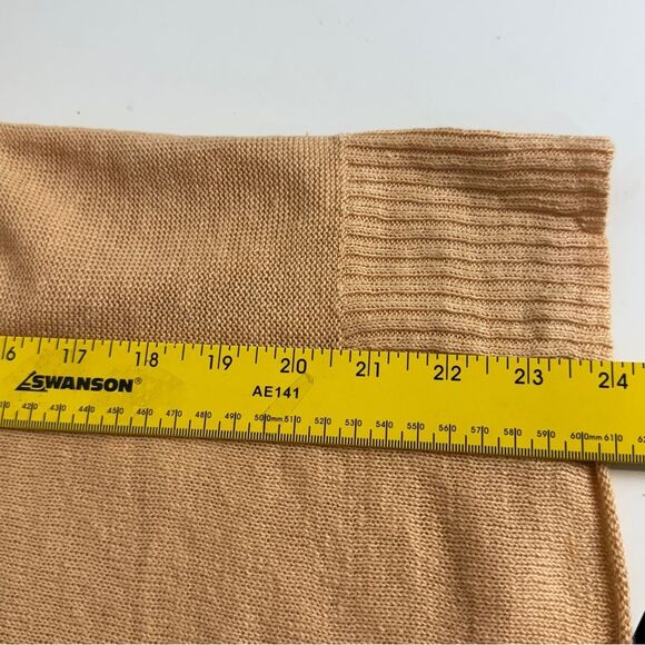 Eileen Fisher Linen Scoop Neck Sweater Apricot L NWOT - Picture 6 of 7